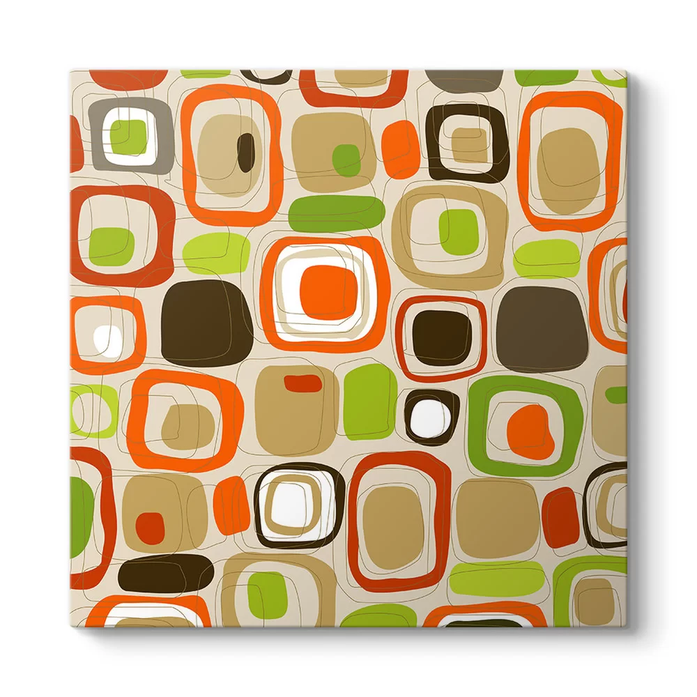Colored Squares I Tablosu - Model 3
